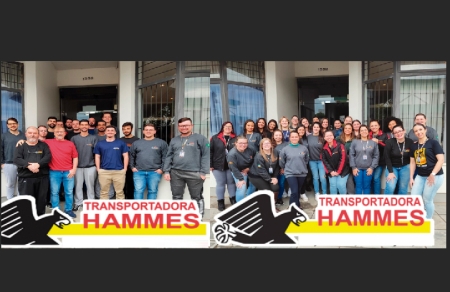 Transportadora Hammes completou 39 anos de história e tradição no ramo de transporte rodoviário de cargas