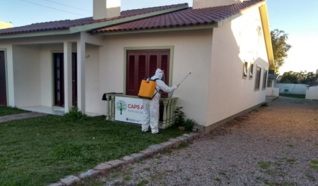Segue o trabalho de sanitização de espaços públicos