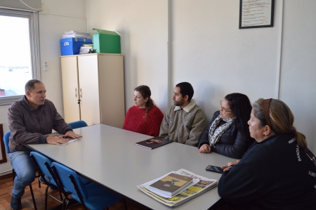 Presidente da Câmara Luis Weber recebe a  Associação Amigos da Banda Musical Municipal Luiz Carlos Colvara