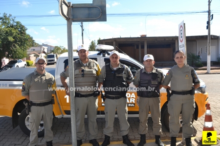 Brigada Militar e PRE prenderam elemento após furtar em comércio