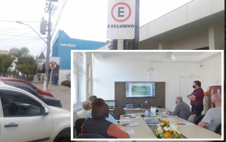 Estacionamento Rotativo é pauta no gabinete do prefeito