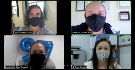 ACI/CDL REALIZOU REUNIÃO COM O SENAC CAMAQUÃ