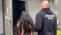 Polícia Civil de São Lourenço em ação conjunta com DEIC realizou prisão de mulher de 39 anos condenada por tráfico de drogas