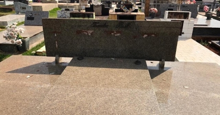 Mais de 100 túmulos foram furtados na Comunidade Evangélica Bom Jesus I