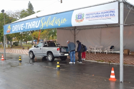 Drive-Thru Solidário iniciará no aniversário do Município