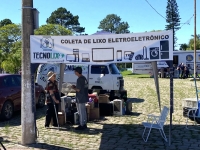 Coleta de resíduos eletrônicos acontece nesta sexta-feira (17) na praça central