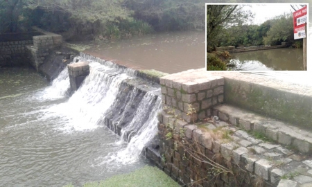 Nível da Barragem passou por cima do vertedouro no final da tarde deste domingo