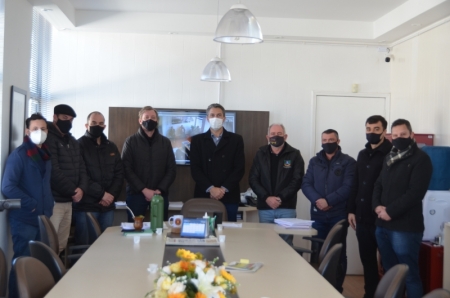 Prefeito recebe o deputado federal Daniel Trzeciak