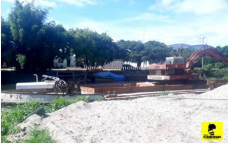 Draga que trabalhava no Arroio São Lourenço deve voltar as atividades