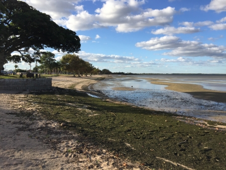 Praias de São Lourenço com um cenário diferente na tarde desta quinta-feira
