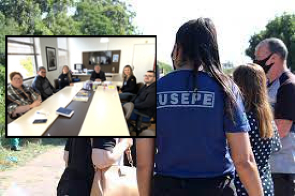 Prefeito Rudinei recebeu Susepe para tratar da inclusão de trabalho com apenados no município 