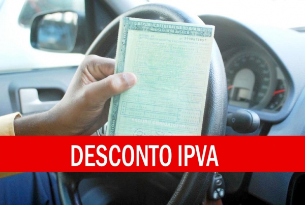 IPVA pode ser pago com desconto máximo de 22,4% até 31 deste mês