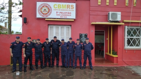 Corpo de Bombeiros de SLS recebeu três novos militares para compor seu efetivo