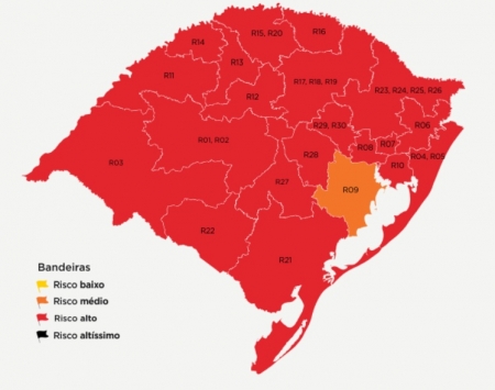 São Lourenço e região retornam à bandeira vermelha no mapa preliminar do distanciamento controlado