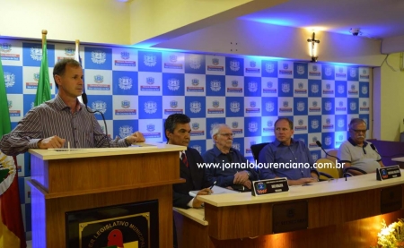 Câmara Municipal de São Lourenço do Sul recebe a Direção da Santa Casa