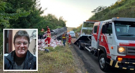 Caminhoneiro lourenciano faleceu em acidente no Rio de Janeiro