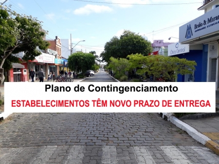 NOVO PRAZO:  Estabelecimentos terão novo prazo para entrega do Plano de Contingenciamento