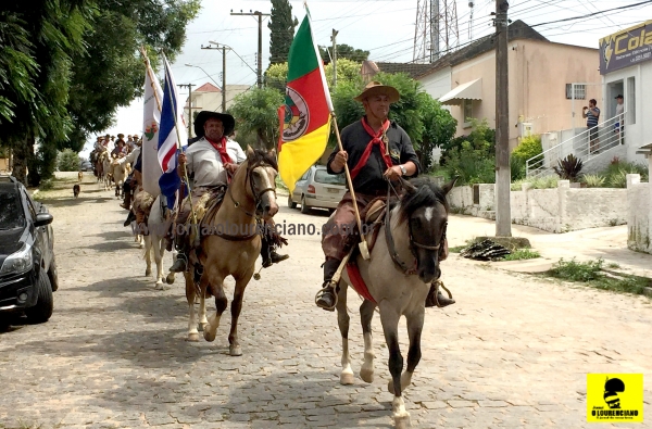 Cavalgada da Costa Doce chegou à Fazenda do Sobrado na manhã desta quinta-feira