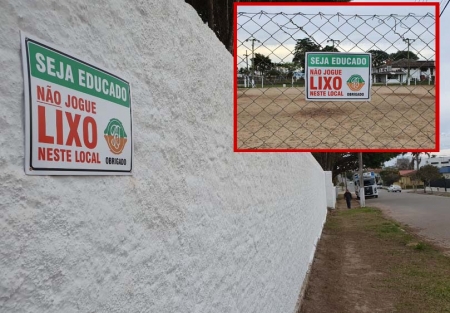 Pérola Tênis Clube: Após melhorias, Diretoria apela para que não seja mais descartado lixo e entulhos no local