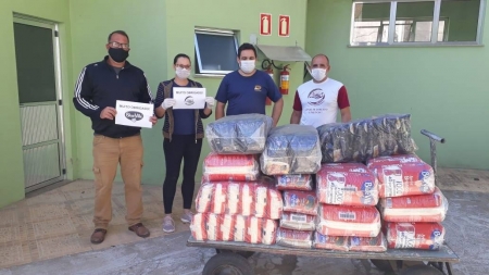 Simussul realizou a entrega da doação da Blue Ville à Santa Casa de SLS