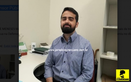 Novo Defensor Público já atua em São Lourenço do Sul
