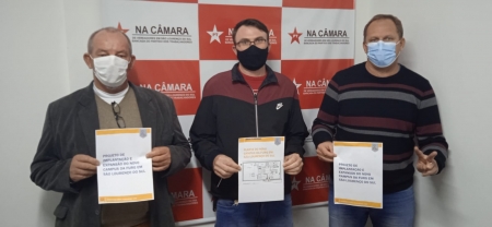 Vereadores Luis Weber, Ronei Schmalfuss e Ildo Döring, auxiliam de forma decisiva na captação de recursos para o novo Campus da FURG