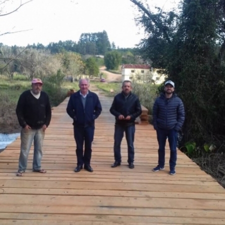 Mais uma ponte é recuperada no interior