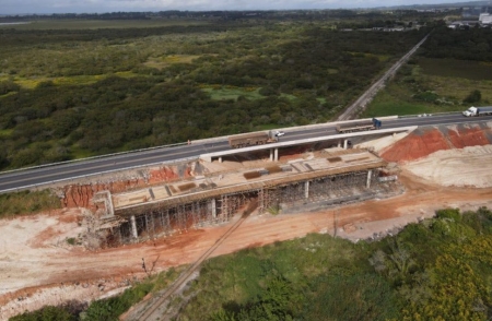 Obras de duplicação do Contorno de Pelotas entram em sua fase final