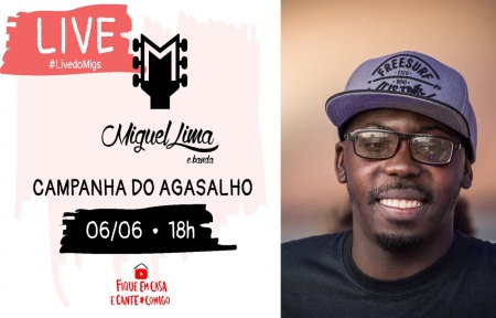 Neste sábado (6), acontece a live do cantor e compositor Miguel Lima - #LivedoMigs!