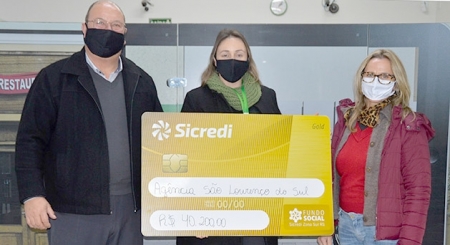 Sicredi realiza doação de R$ 40.200 mil a ser investido em EPI’s para as equipes da linha de frente da Covid-19