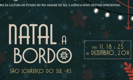 Começa amanhã (11) o evento Natal a Bordo em São Lourenço do Sul