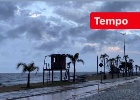 Semana inicia com chuva e vento em São Lourenço do Sul