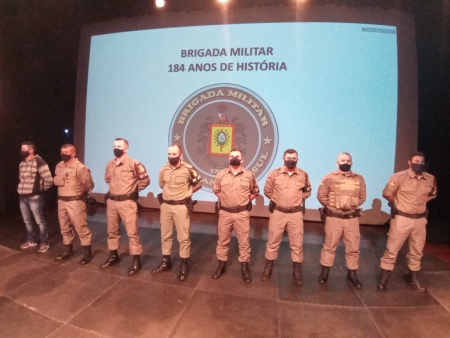 30° BPM realizou solenidade alusiva aos 184 anos da Brigada Militar e ao Dia do Inativo 