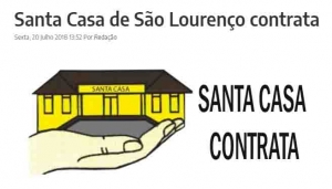 Santa Casa de SLS abre Processo Seletivo para contratação de digitador