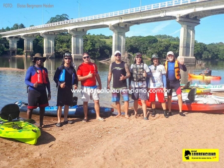Lourencianos participaram do 7º Festival de Canoagem de Cristal