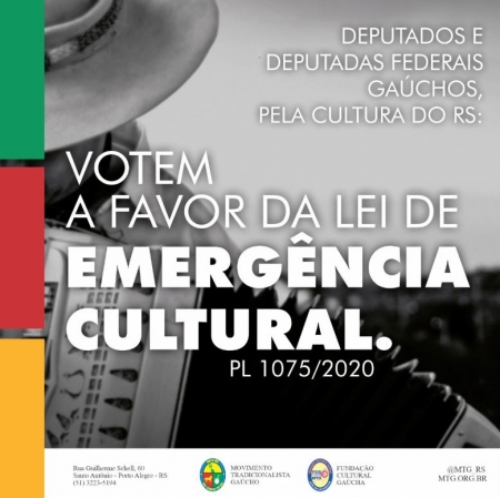 MTG se engaja na campanha pela aprovação de PL que beneficia classe artística