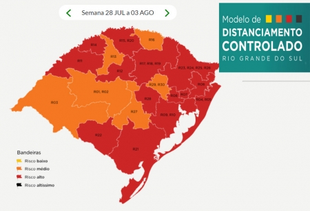 São Lourenço e região entraram na Bandeira vermelha novamente