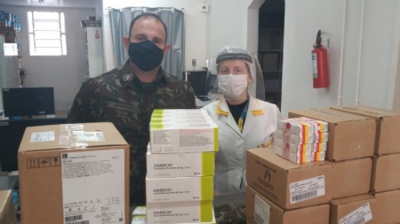 Secretaria da Saúde conclui distribuição de sedativos a hospitais com ajuda do Exército