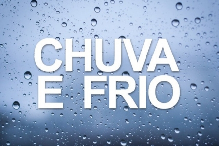 Domingo deve ter chuva durante o dia e previsão de tempo frio ao longo da semana