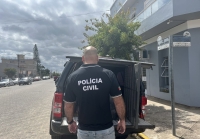 Polícia Civil prendeu no bairro Navegantes  homem de 41 anos investigado por crime de estupro de vulnerável