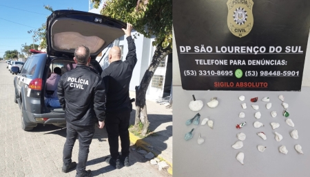 Polícia Civil prendeu dois homens por tráfico de drogas no bairro Sete de Setembro
