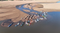 Expedição de caiaque pelo Rio Camaquã aconteceu neste final de semana