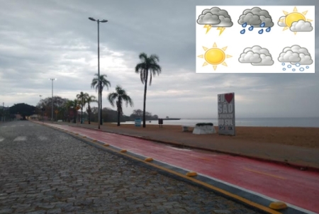 Sexta-feira e sábado com previsão de chuva em São Lourenço do Sul - Domingo sol deve aparecer