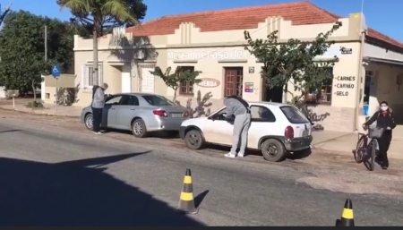 Instalada barreira sanitária na entrada da cidade