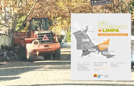 Nesta semana a coleta de entulhos é na Zona 3 - bairro Barrinha