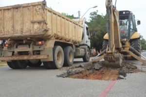 Obras iniciam na Avenida Getúlio Vargas