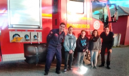 Corpo de Bombeiros foi tema na Feira de Ciências da Escola Nossa Senhora do Mar