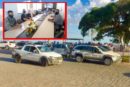Prefeito realizou reunião com Brigada Militar para definir as ações do próximo final de semana