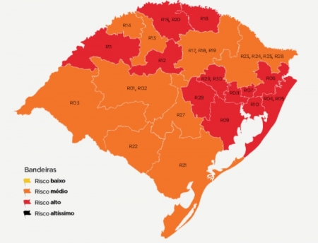São Lourenço continua na bandeira laranja no mapa preliminar do Distanciamento controlado do Estado