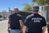 Polícia Civil capturou homem de 40 anos por descumprimento do uso de tornozeleira eletrônica na localidade de Fortaleza, interior do município